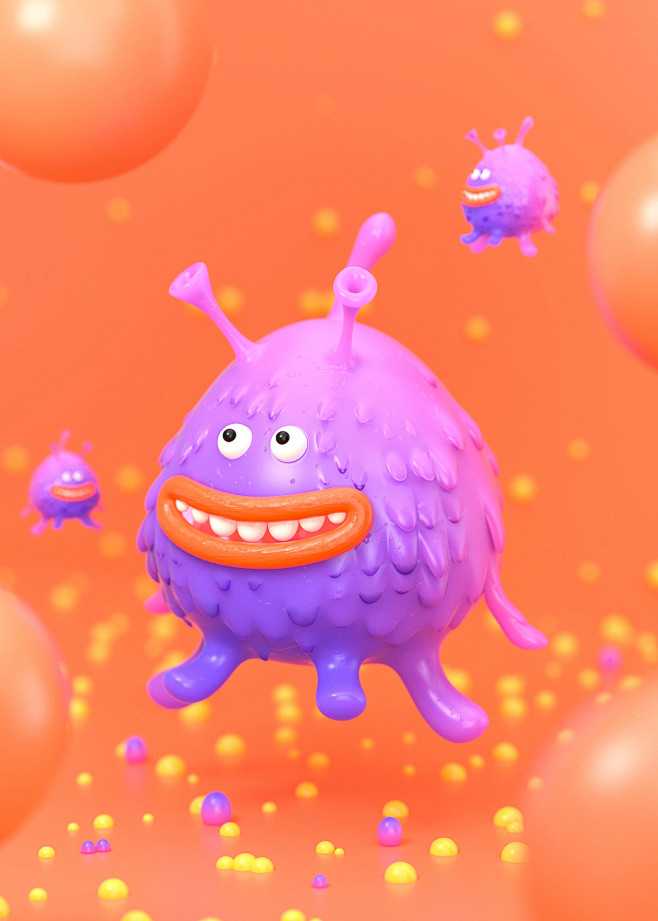 C4D 卡通IP设计