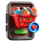Shopping Wishlist  3D Icon