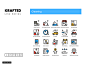 清洁图标集为您的Web，应用程序，营销传播和演示文稿设计，60清洁图标| Krafted系列 插图插画 