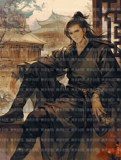 赛多封面设计工作室采集到版权-古风男【授权QQ3324352440】