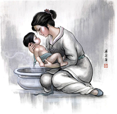 泡沬采集到童趣画集