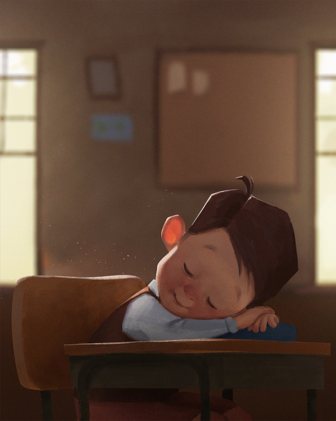{插画系列}卡通现代城市，机械场景（插画...