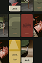 其中包括图片：Instagram stories Logo & Branding for a Mid-century modern, retro inspired vintage furniture store