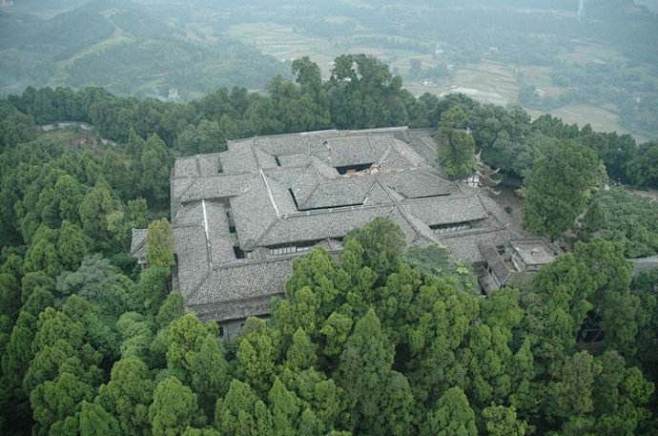 四川最神奇的道观按八卦设计修建如迷宫一般道教四川遂宁市蓬溪县境内
