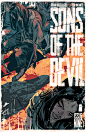 SONS OF THE DEVIL Covers 6-10 : My covers for Sons of the devil 6-10. Also included in the second TPB.