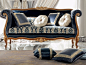 Classical upholstered sofa - Bella Vita Collection - Modenese Gastone