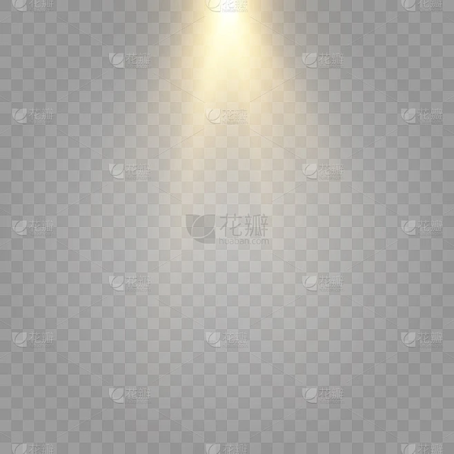 向量金光。一道金光。发光。太阳的光。光png。金照明。素材-花瓣网