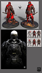 Paragon and UT concepts, James Hawkins : A few of my concept designs for Paragon and UT.  I had never done a cat troll or ninja before.  Check those off the list.  Had a blast.  Made Images bigger.......oops.