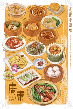 朝日青采集到食物参考（画）