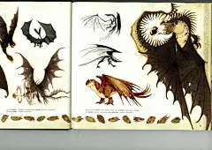 CG游戏资料 [驯龙高手原画设定集] 人物场景设定原画集-淘宝网