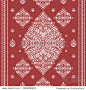 Red and white ornamental seamless pattern. Vintage  paisley elements. Ornament. Traditional  Ethnic  Turkish  Indian motifs. Great for fabric and textile  wallpaper  packaging or any desired idea