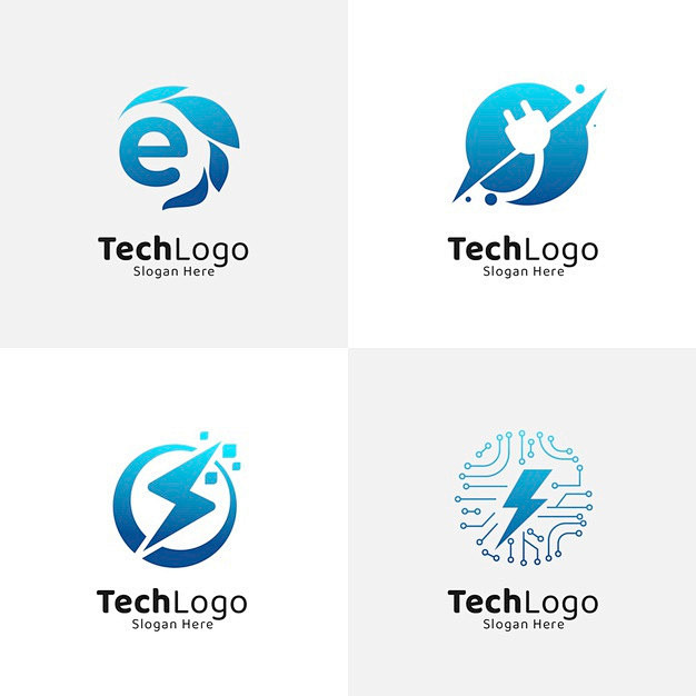 电路电子科技logo标志矢量图素材