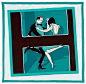 圣•日尔曼的摇摆舞
系列：爱马仕推出70周年方形丝巾
 这款引人起舞的丝巾，巨大的“H”字母的直线和去掉边框的设计可有效地缓和图案中跳舞人群所形成的剧烈起伏的大量曲线。