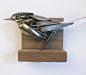 Striking Silverware Animal Assemblages by Matt Wilson : South-Carolina based artist Matt Wilson brings old silverware to life in his bent and welded sculptures of birds and other wildlife. Fastened to pieces of driftwood or mounted to segments of old lumb