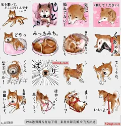 line贴图表情包日本Shiba inu贴纸|Japanese Shiba inu stickers!  Shiba Inu非常可爱，但是嫉妒很强，还有shibe钻，|Shiba Inu is very cute. But jealousy is strong!There is also shibe drill!@飞天胖虎