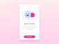 Chat UI – Welcome screen - App Inspiration : User Interface Patterns about Chat UI – Welcome screen.