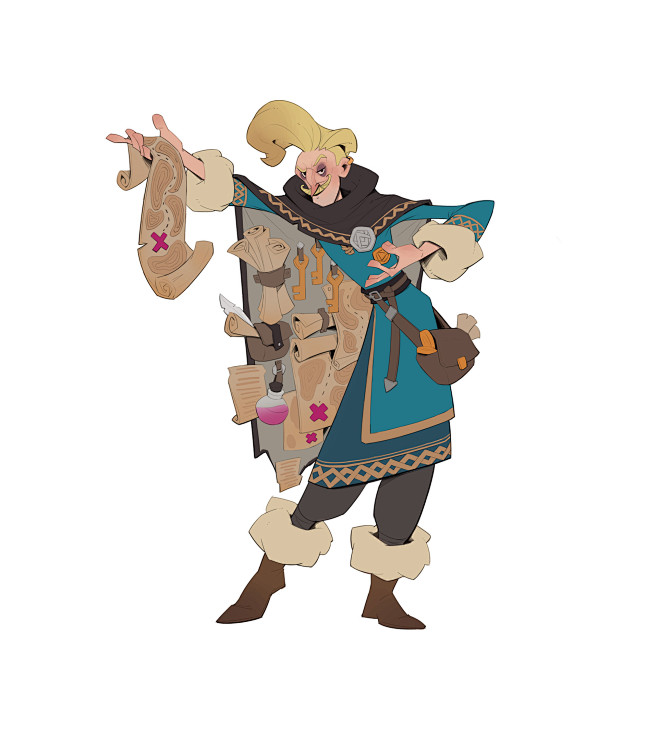 Map Merchant NPC, Lpro : I previously drew a conceptual design of a map ...