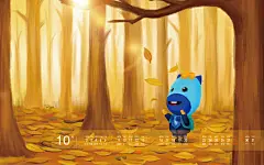电脑屏幕-10月#台历# #手绘##电脑壁纸#