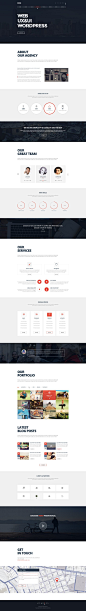 RISE -  OnePage Agency Portfolio Template