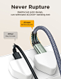 Amazon.com: [2M/6.6FT] USB C Extension Cable Nylon Braided USB C Extender USB 3.2(10Gbps) Sync Transfer AINOPE 100W/5A Fast Charging Compatible with USB C Hub/Dell XPS/MacBook/iPad Pro/Magsafe Charger : Electronics