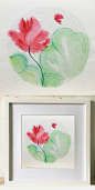独家自己绘制的中国画绘国画 水彩画 写意花鸟画 山水画 装饰画-淘宝网