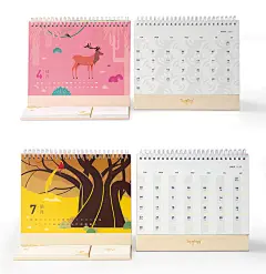 万象新颜 2017鸡年台历 原创插画台历 増便利贴记事功能 月历-淘宝网