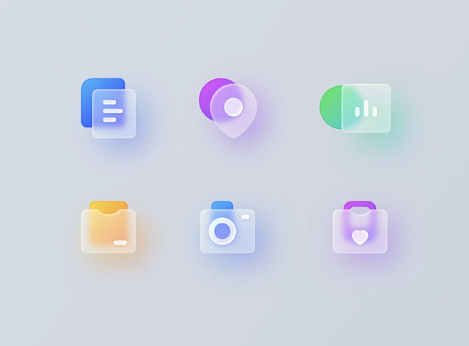 毛玻璃icon