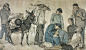 蒋兆和——人物画《流民图》残卷局部欣赏 | 
蒋兆和，(1904—1986)，湖北麻城人，四川泸州出生。现代人物画大师和美术教育家。他在传统中国画的基础上融合西画之长，创造性的拓展了中国水墨人物画的技巧，在中国人物画史上达到了一个空前的高度。被称为20世纪中国现代水墨人物画的一代宗师，中国现代画坛独领风骚的艺术巨匠。