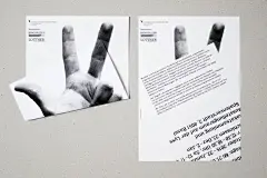 折叠风格的海报创意设计