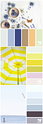 一份超棒的夏日清爽颜色搭配表！生活中及设计当中都能用到，实用需转！#素材推荐#