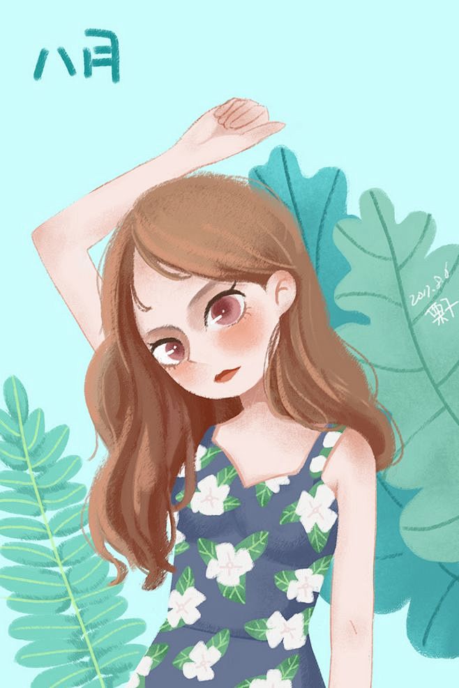 #人物造型#头像#女生#插画