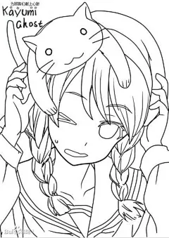 【果冻】线稿 动漫 黑白素材 插画 手帐