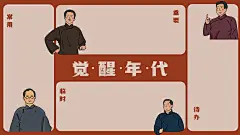 觉醒年代打工人电脑分区壁纸