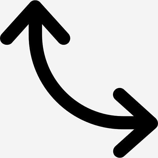 双箭图标矢量图标_88ICON https://88icon.com 箭 曲线箭头 双箭头