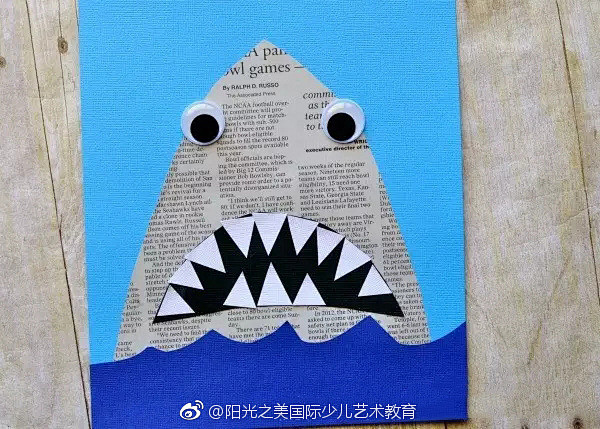 妙用报纸杂志看完别急着扔亲子贴画做起来报纸拼贴画67676767