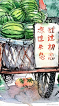 90后大神教你画清新脱俗的钢笔淡彩，这些干货千万不要错过了！ : 90后大神教你如何画出清新脱俗的钢笔淡彩，这些干货千万不要错过了！