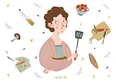 老母亲 | yiyi一一 - 原创作品 - 涂鸦王国插画