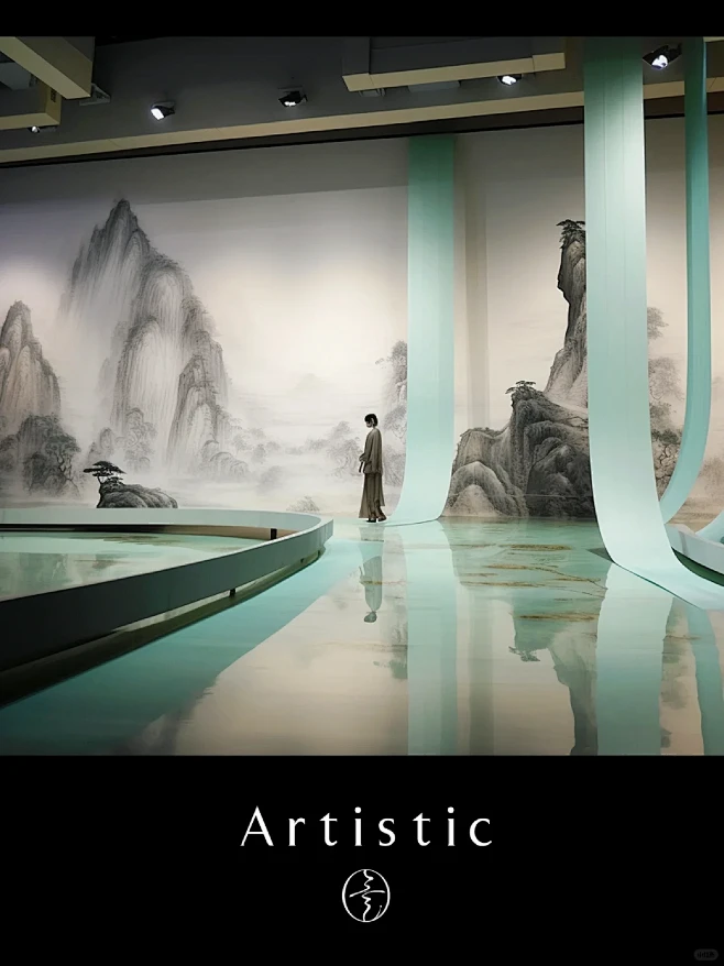 宋画美学-水墨青韵-花瓣网