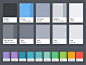 OpenTable Guest Center color palette by Chloe Park for OpenTable Design