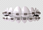 牙科口腔正畸学人类牙齿诊所,牙齿冠修正,白牙齿与牙齿支撑PNG剪