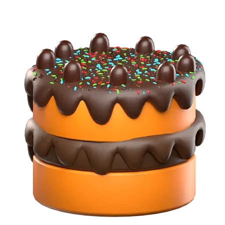 Chocolate Cake  3D I...