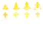 手游技能特效UI光效序列帧游戏美术资源Q版PNG帧动画素材-2080
