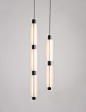 【Archetypal】Metropol Pendant | Pendant by Rakumba | Hong Kong : Like a pearl hanging from a thread, Metropol begins with a single lamp. Its clever form delivers beauty as a sophisticated wall sconce or as stacked singles, doubles and triples – suspended a