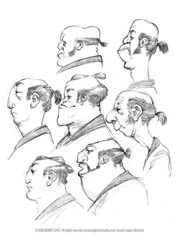 Samurai Heads by `im...