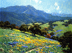 Z的收藏馆采集到格兰维尔·雷德蒙Granville Redmond-印象风景-美
