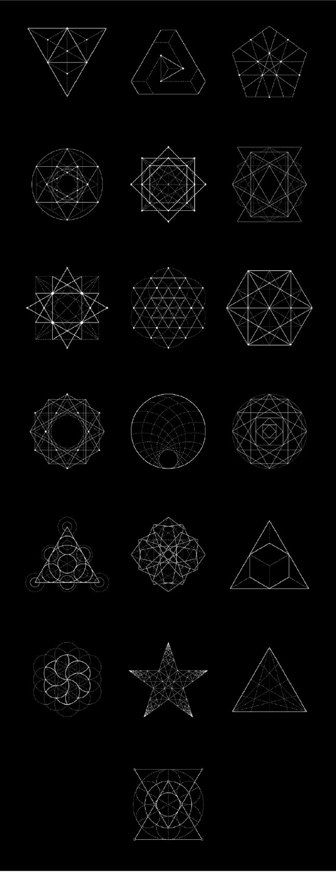 【200多种几何图形的组合形式】简单的三...