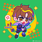 #魔卡少女樱# Q版系列周边来啦！贝勾麦详情见图5 or ！
车专发抓2位幸运观众分别获得徽章、立牌各一套 ​​​​