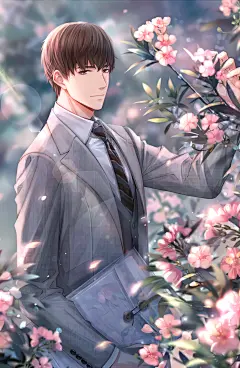 手机&amp;电脑壁纸 | 一花一世界，一笑一倾城_看图_恋与制作人吧_百度贴吧