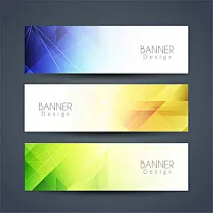46 商务banner背景 国外简洁大气企业公司海报宣传模板设计素材-淘宝网