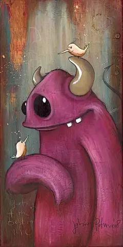 精灵古怪のJohan Potma插画大赏 : Johan Potma是荷兰画家和插画家，目前在德国柏林生活和工作。Johan Potma擅长丙烯酸颜料进行